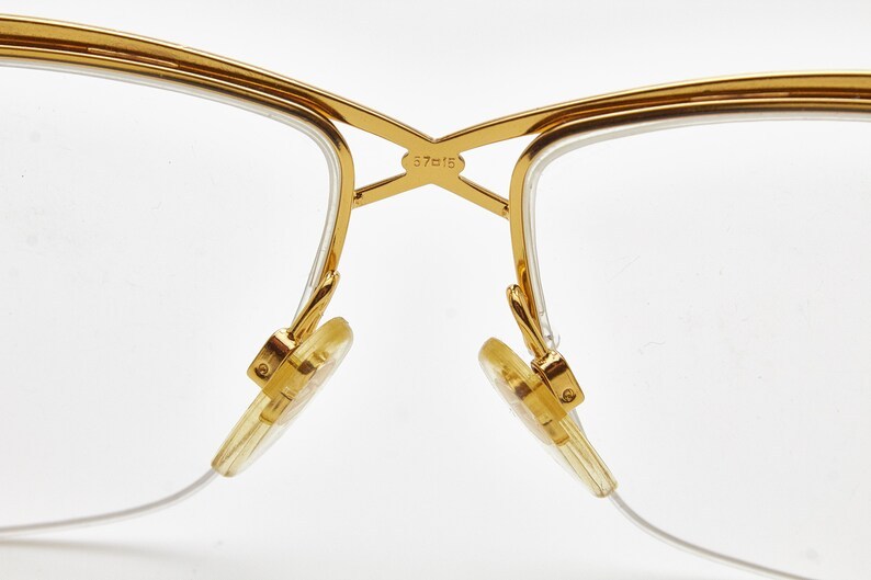 Valentino Half Frame Plain Mirror In Brown