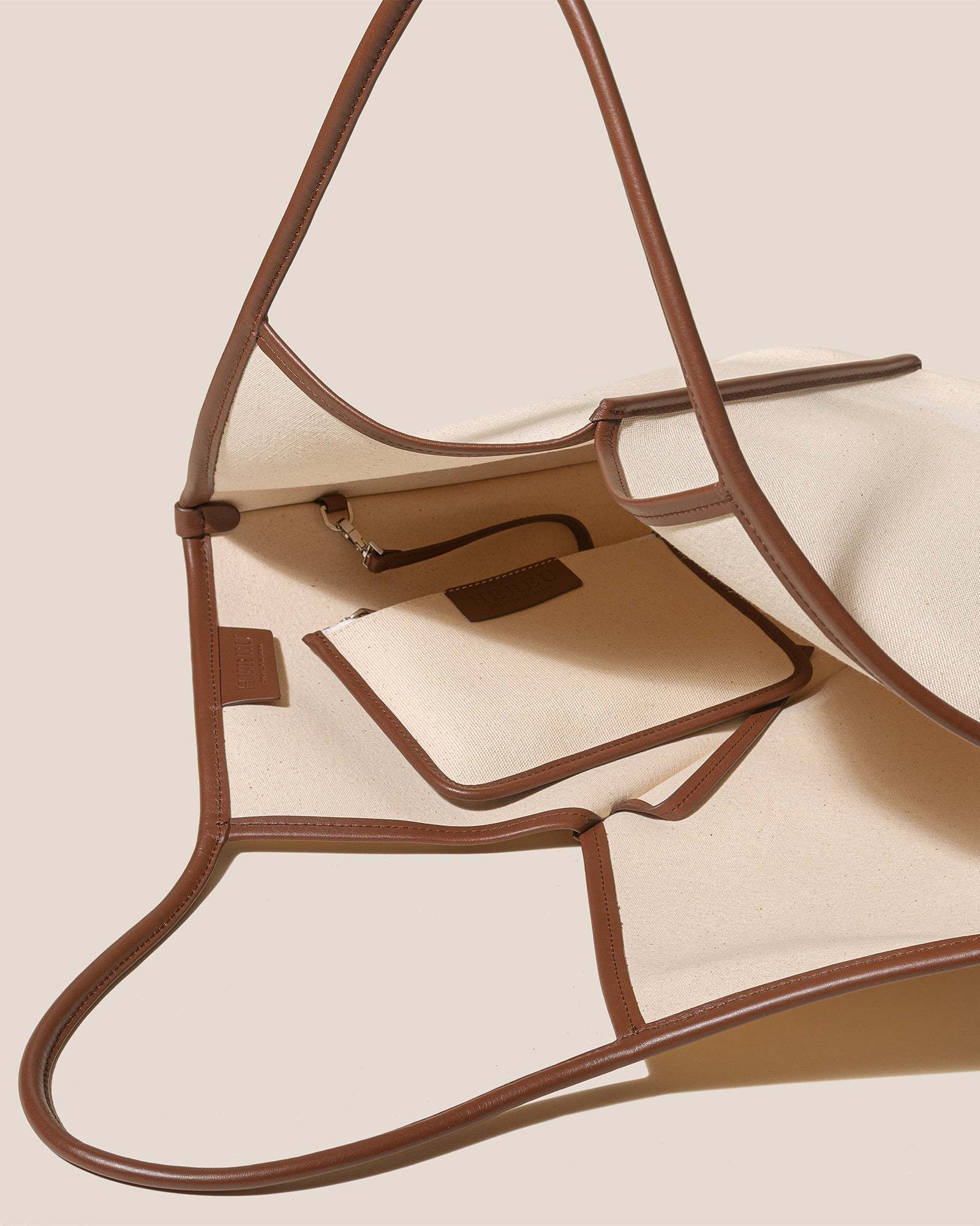Hereu Calella Open Top Tote Bag In Nude