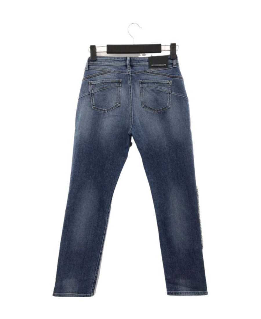 Sportmax Logo Details Jeans In Blue