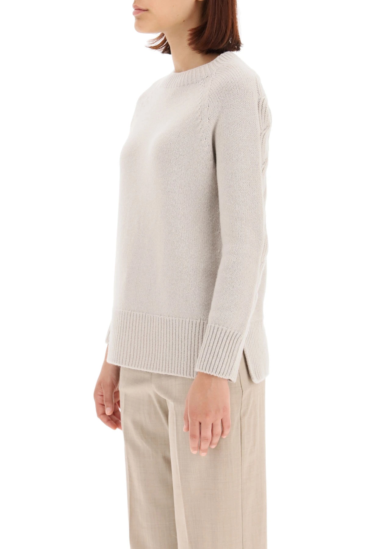 Max Mara Como Sweater In White