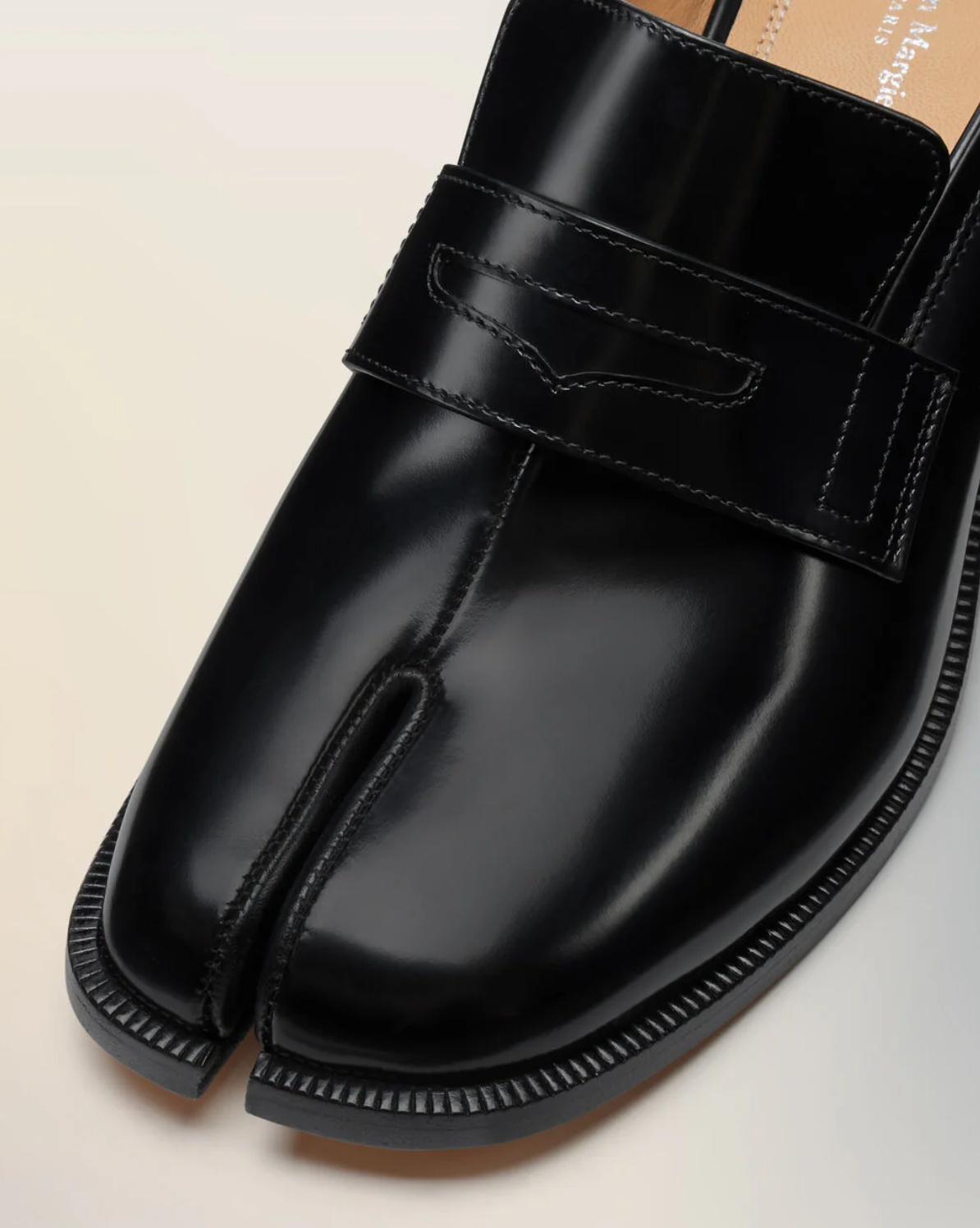 Maison Margiela Tabi City Mules In Black