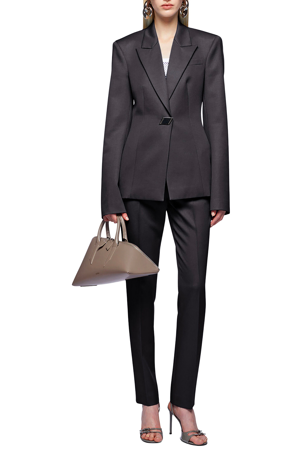 Attico The Trousers In Black