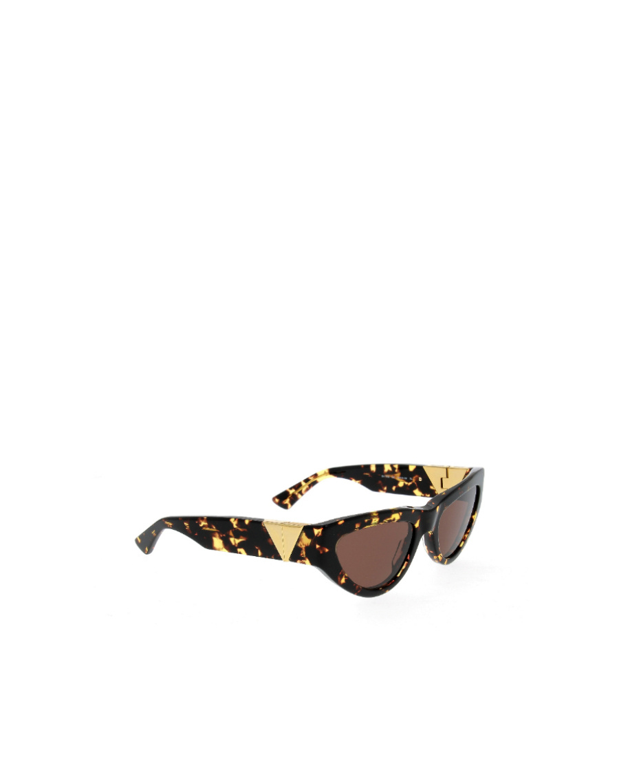 Bottega Veneta Tortoiseshell Cat-eye Frame Sunglasses In Brown
