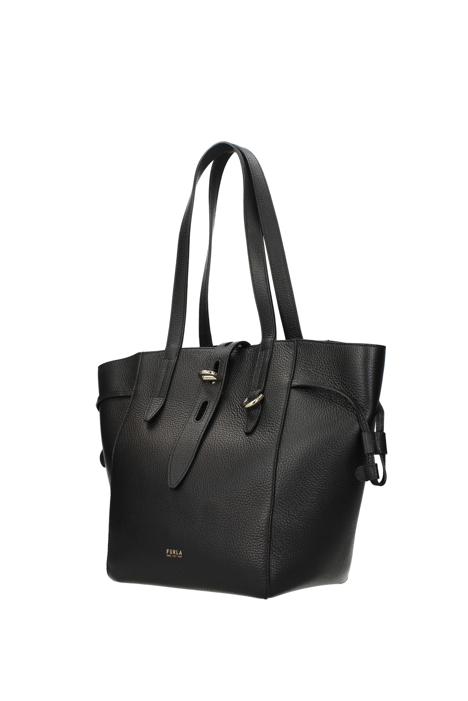 Furla Net M Tote In Black