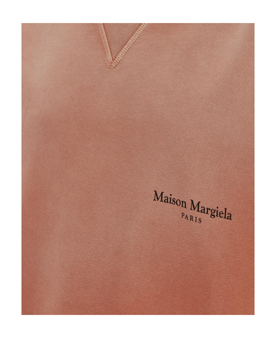 Maison Margiela Gradient Graphic-print Sweatshirt In Brown