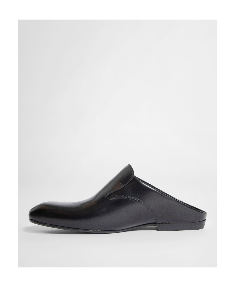 Dries Van Noten Black Paneled Loafers In Black