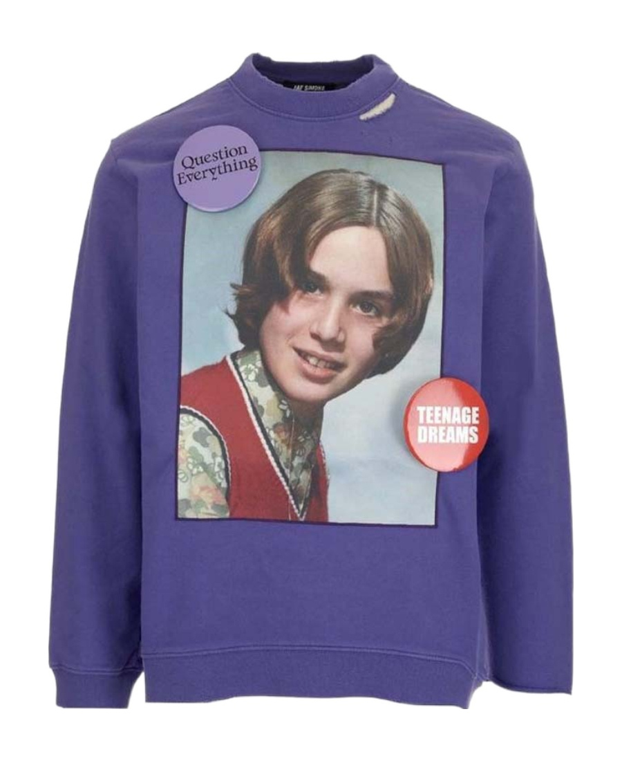 Raf Simons Teenage Dreams Graphic-print Sweatshirt In Multicolor