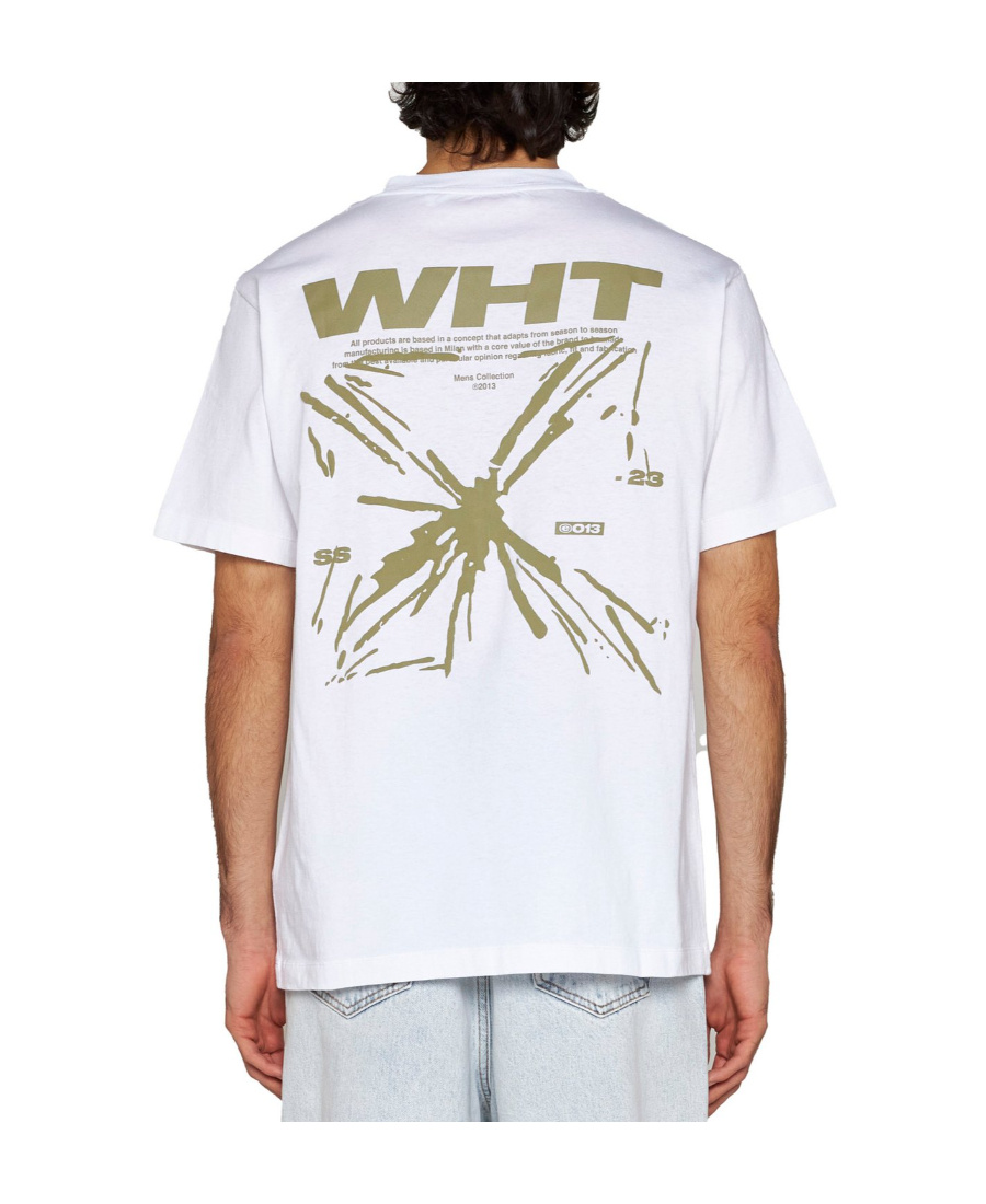 OFF-WHITE ARROWS-PRINT COTTON T-SHIRT