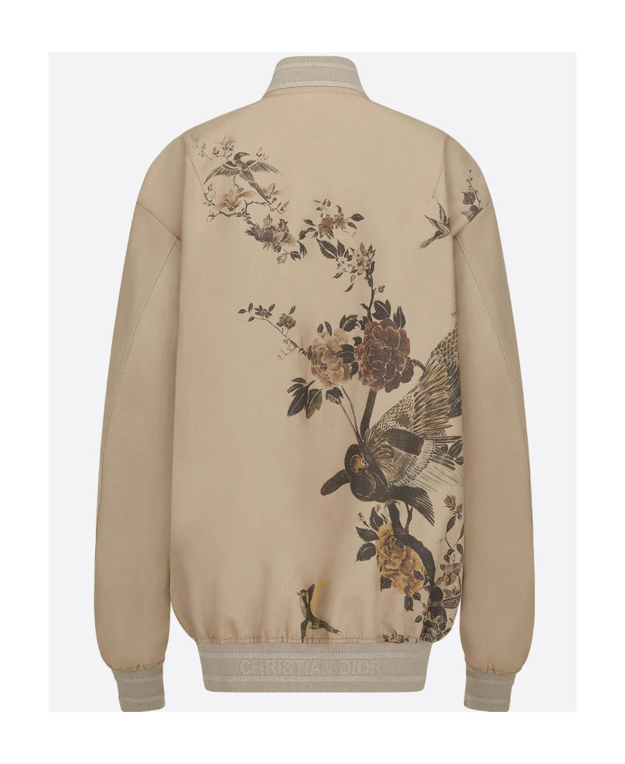 Dior Bomber Jacket In Nude