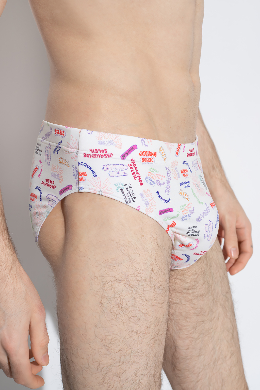 Jacquemus Swimming Trunks In White