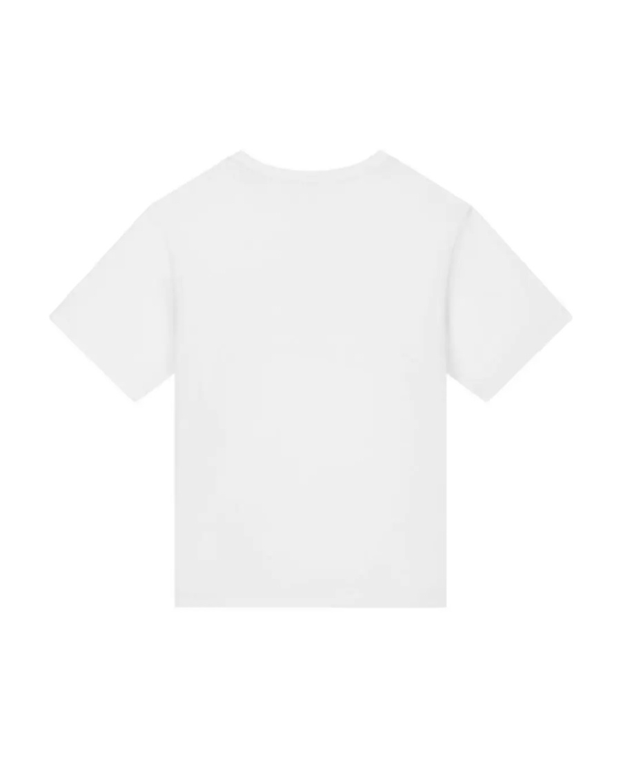 Dolce & Gabbana Logo-embossed Crew-neck T-shirt In White