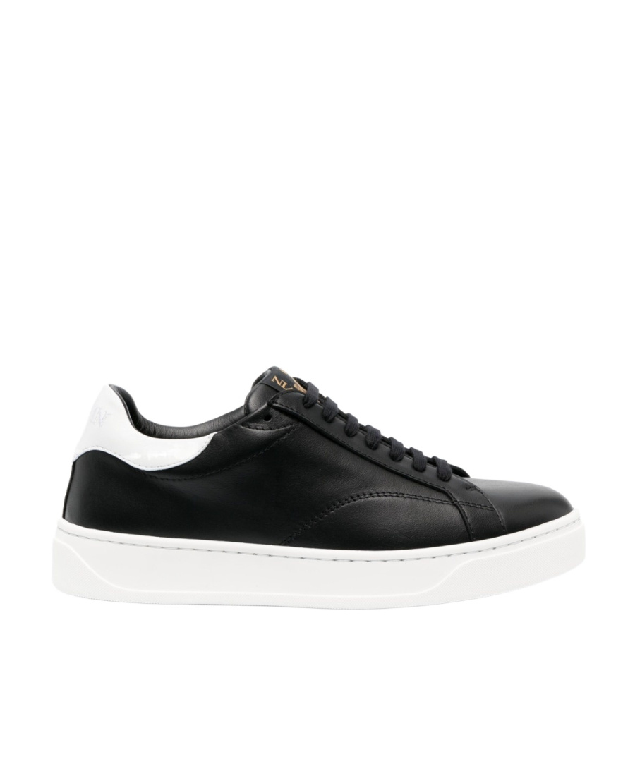 Lanvin Tie Low Upper Board Shoes In Black