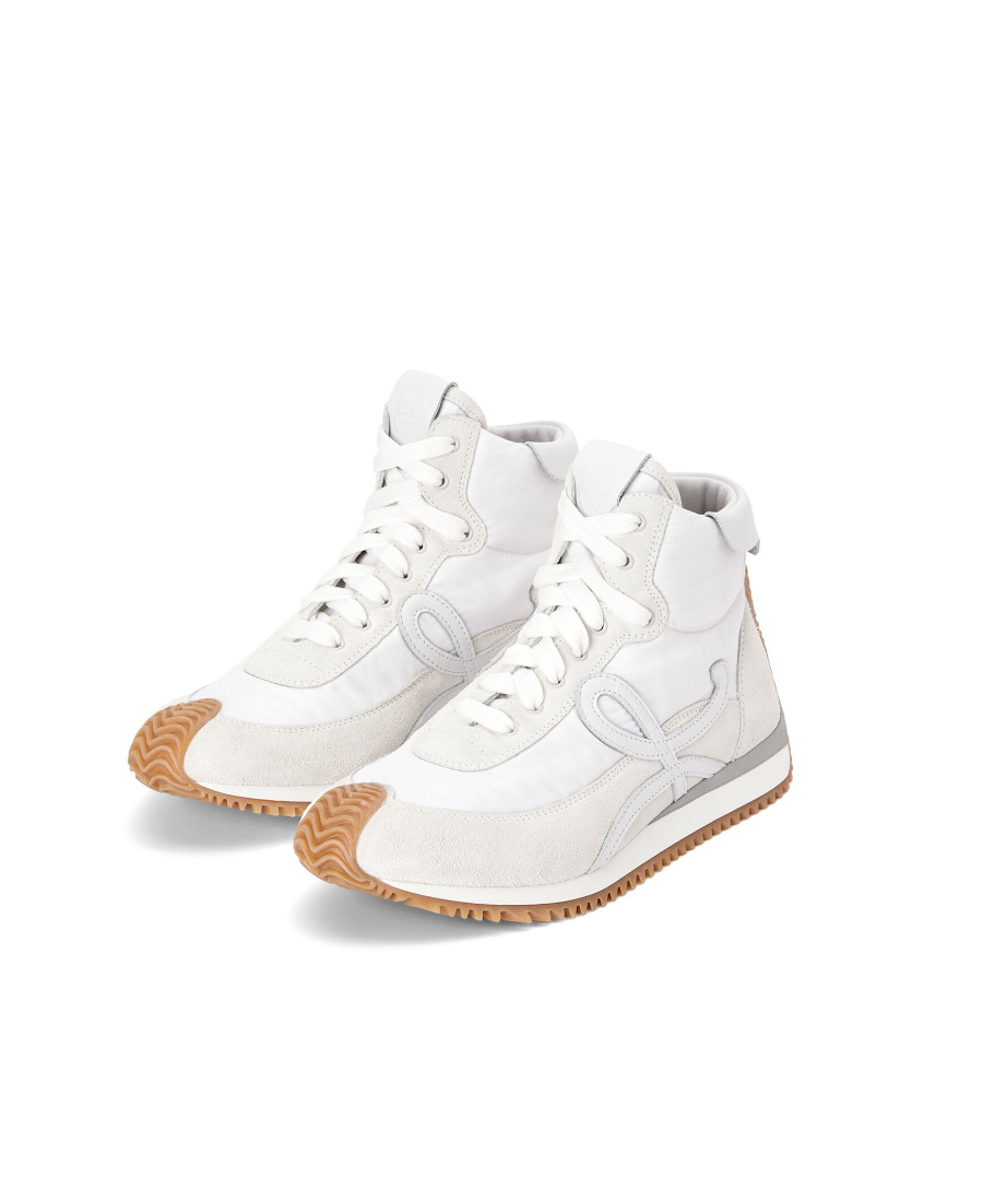 Loewe Flow High-top Sneakers In White