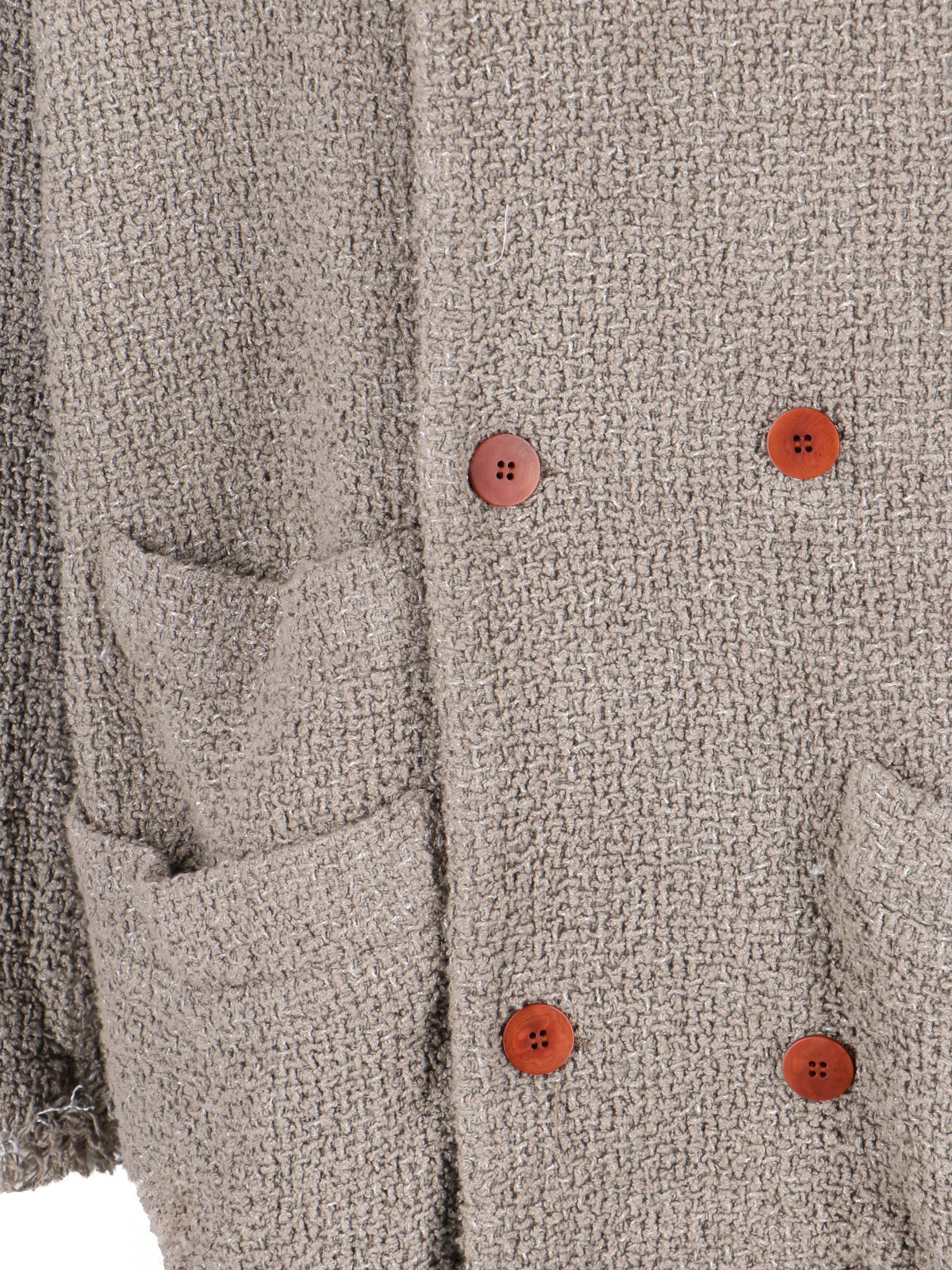 Magliano Relaxed Fit Double-breasted Jacket In Gray