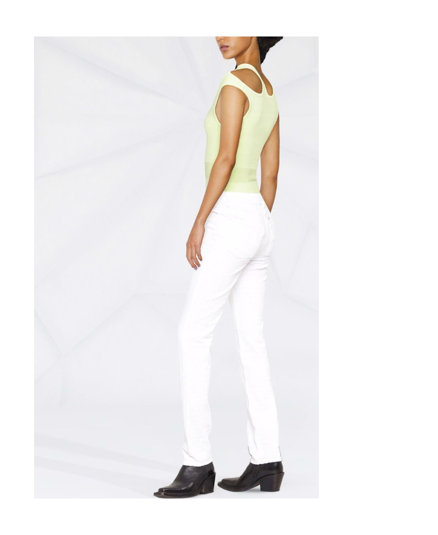 Givenchy 4g Motif Jacquard Straight-leg Trousers In White