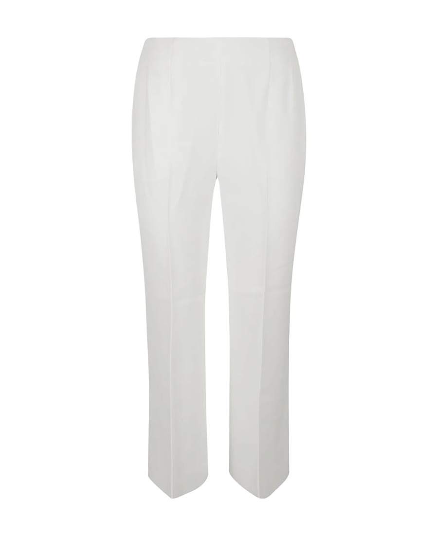 Ermanno Scervino High-waist Cropped Trousers In White