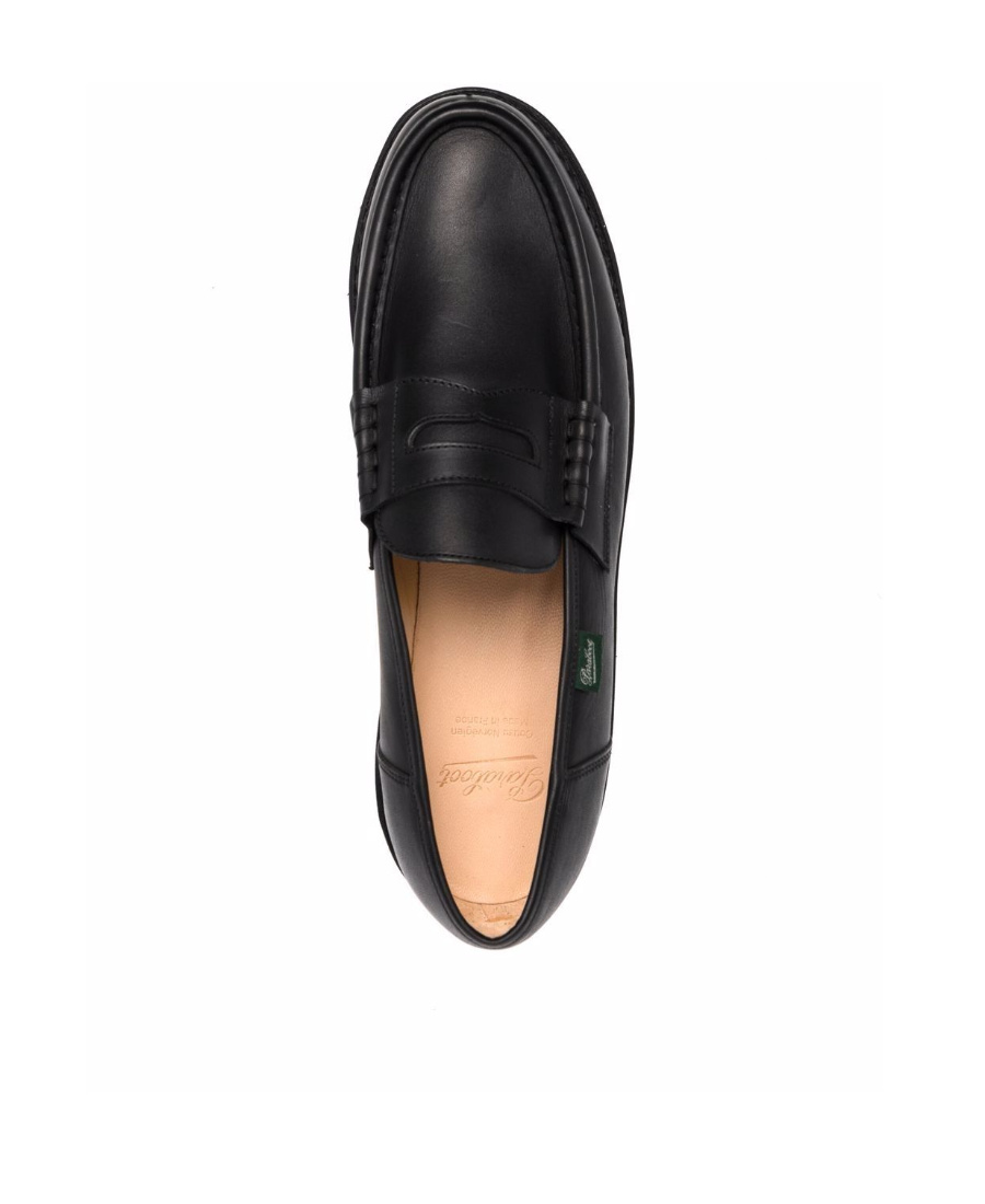 Paraboot Reims Round-headed Loafers In Black