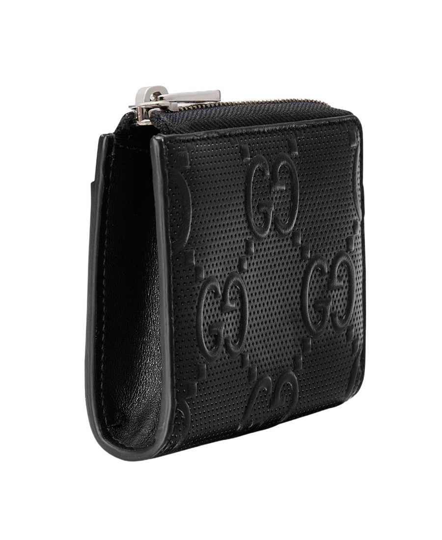 GUCCI GG EMBOSSED COMPACT WALLET