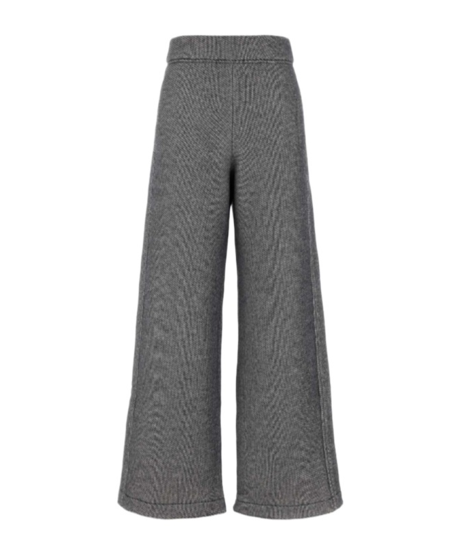Max Mara Belt Loops Slacks In Gray