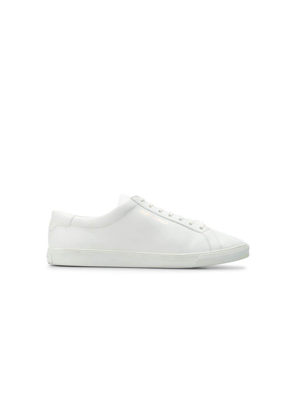 Saint Laurent Andy Low-top Sneakers In White