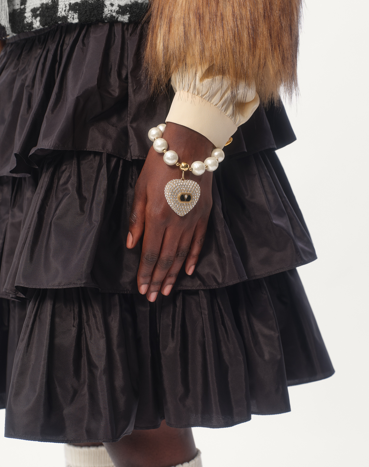 Valentino Coeur Royal Bracelet In Yellow