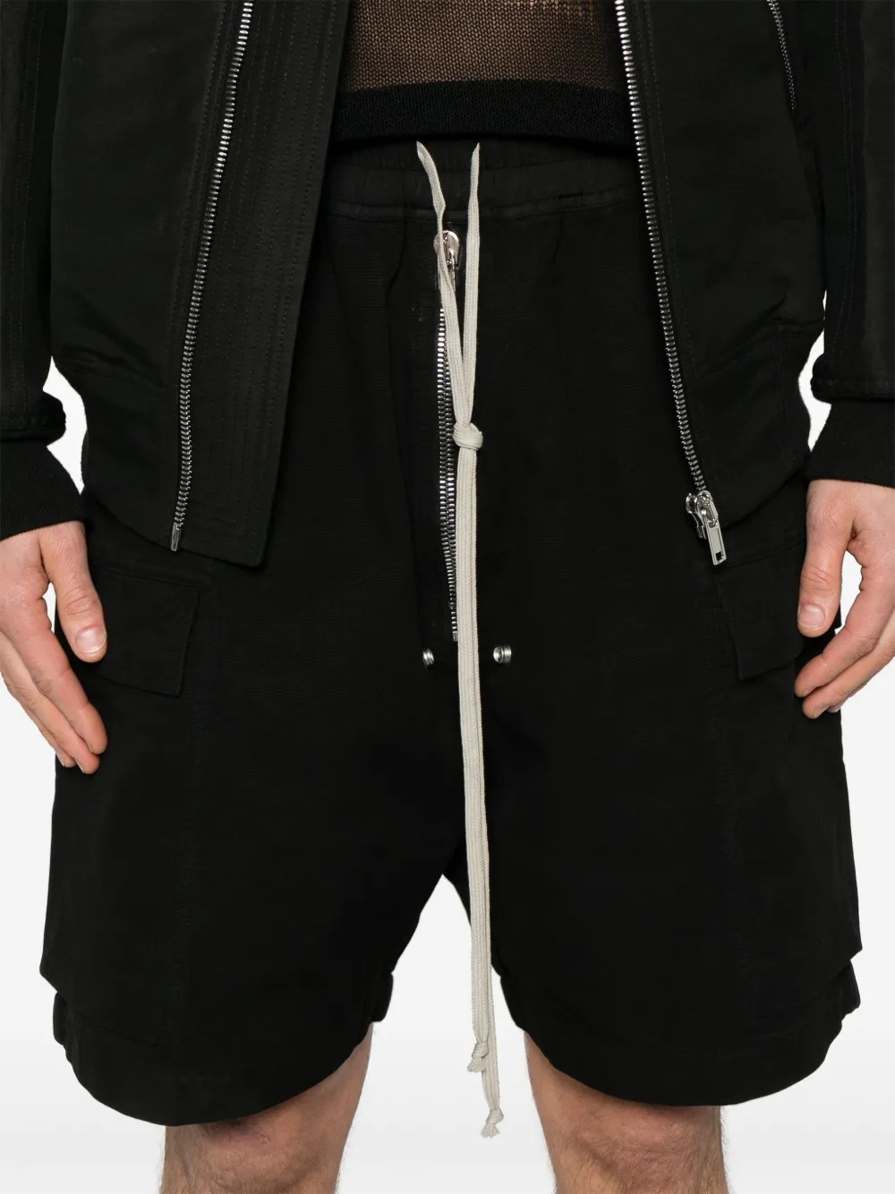 Rick Owens Drkshdw Cargobela Shorts In Black