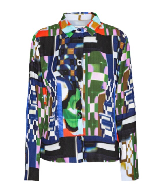 HENRIK VIBSKOV LONG SLEEVE PRINTED SHIRT
