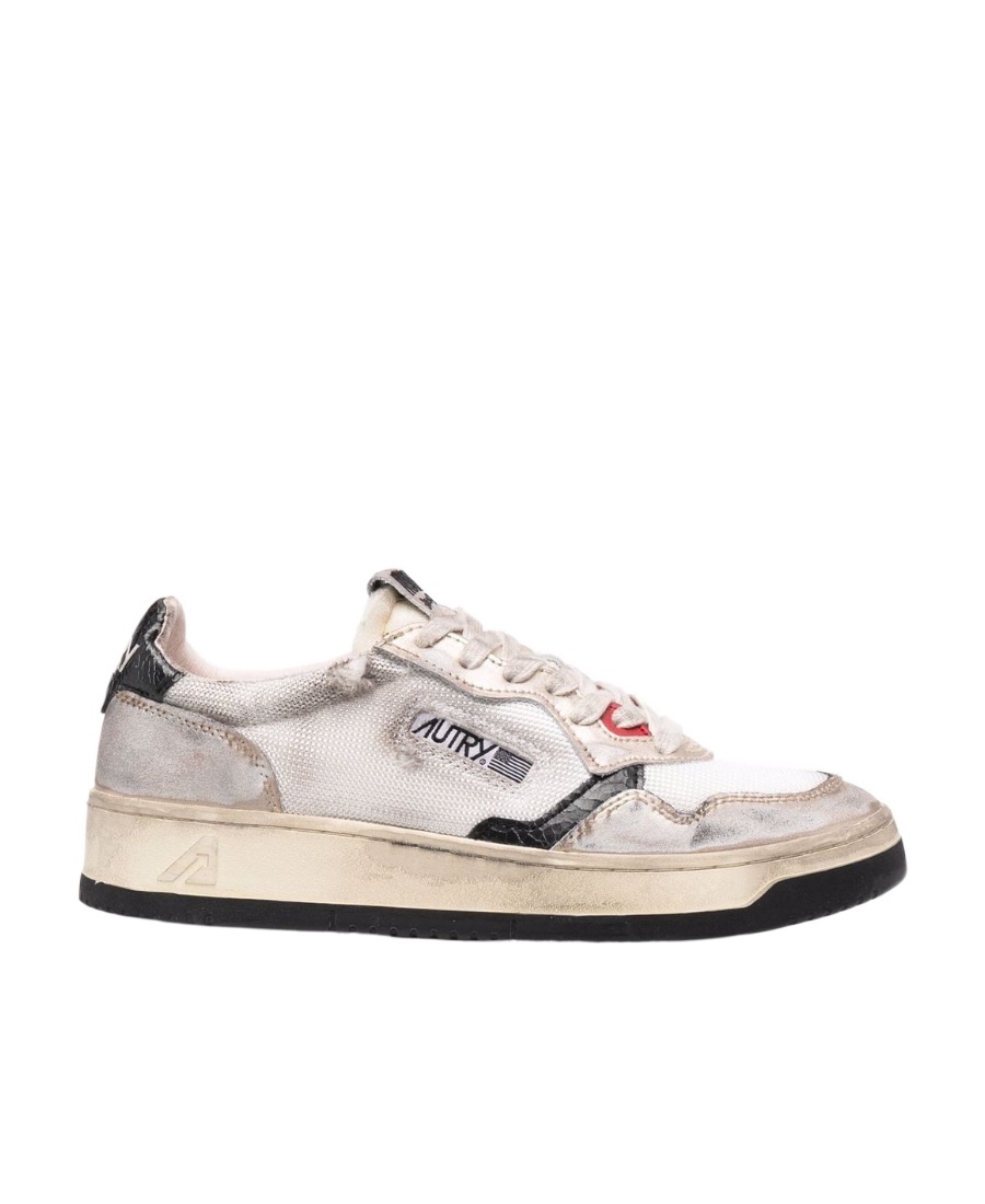 Autry Super Vintage Medalist Low-top Sneakers In Nude