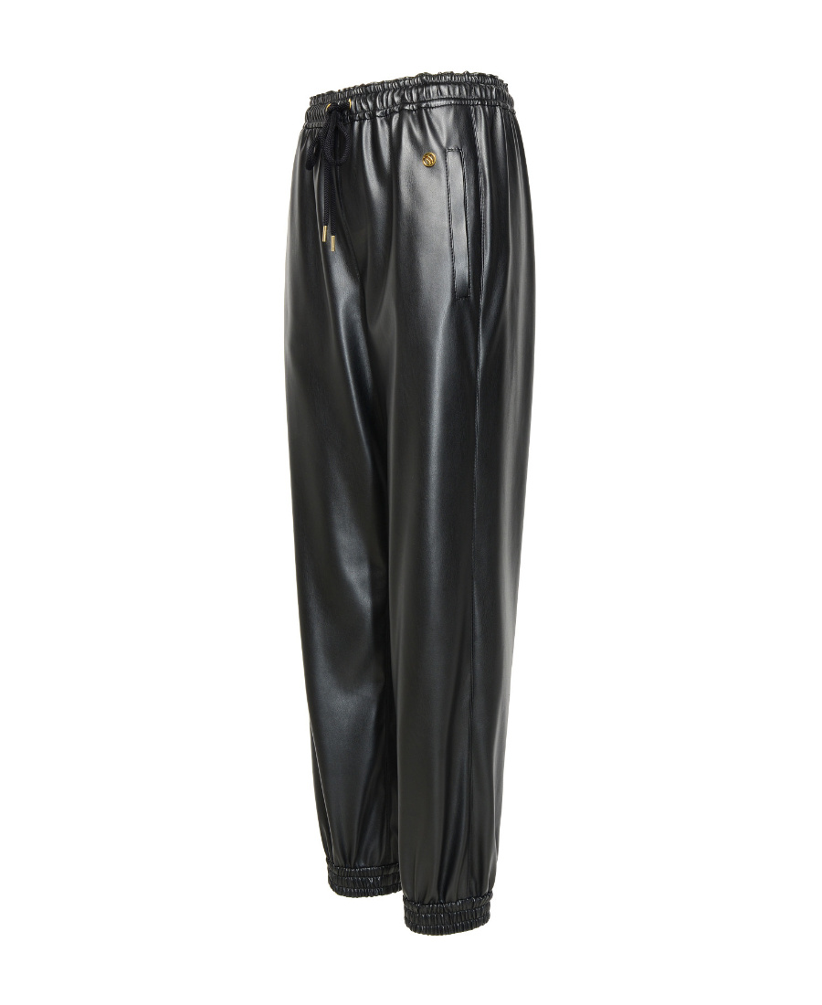 Stella Mccartney Alter Mat Tapered Trousers In Black