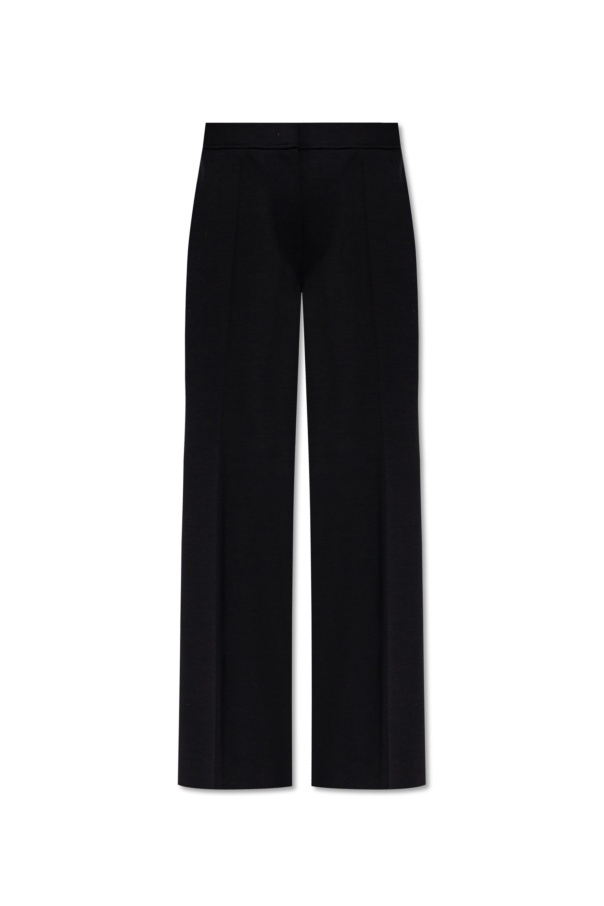 Max Mara High-waisted Casual Pants In Black