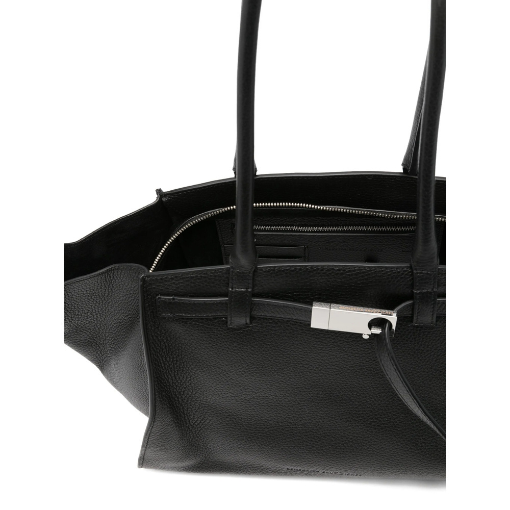 Benedetta Bruzziches Double Handle Handbag In Orange
