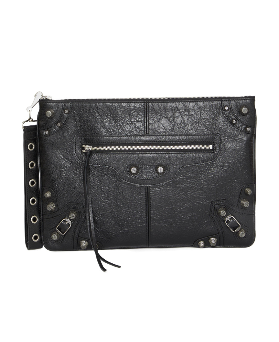 Balenciaga Men's Le Cagole Pouch In Black