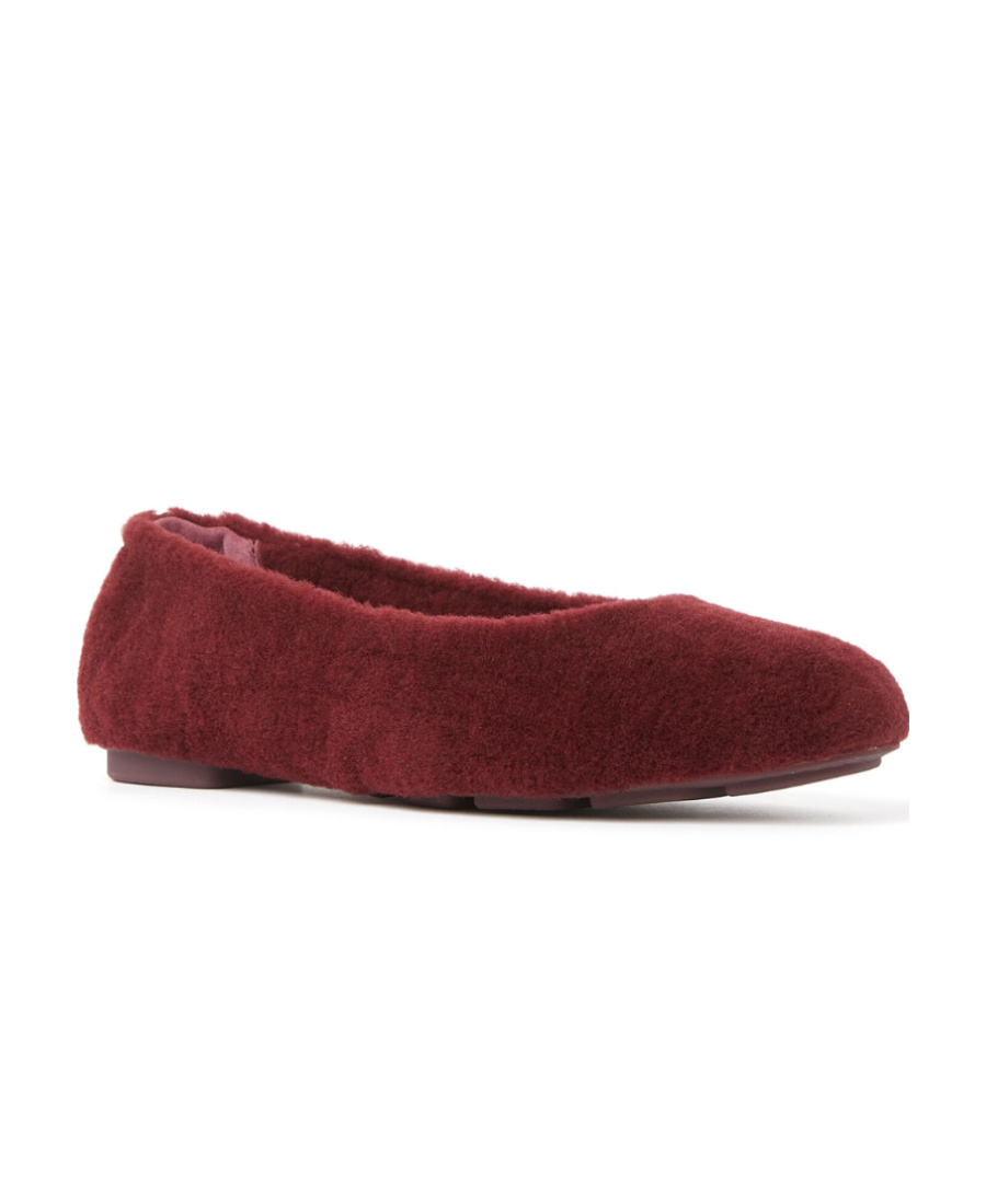 Stuart Weitzman Pirouette Super Chill Ballet Flats In Red