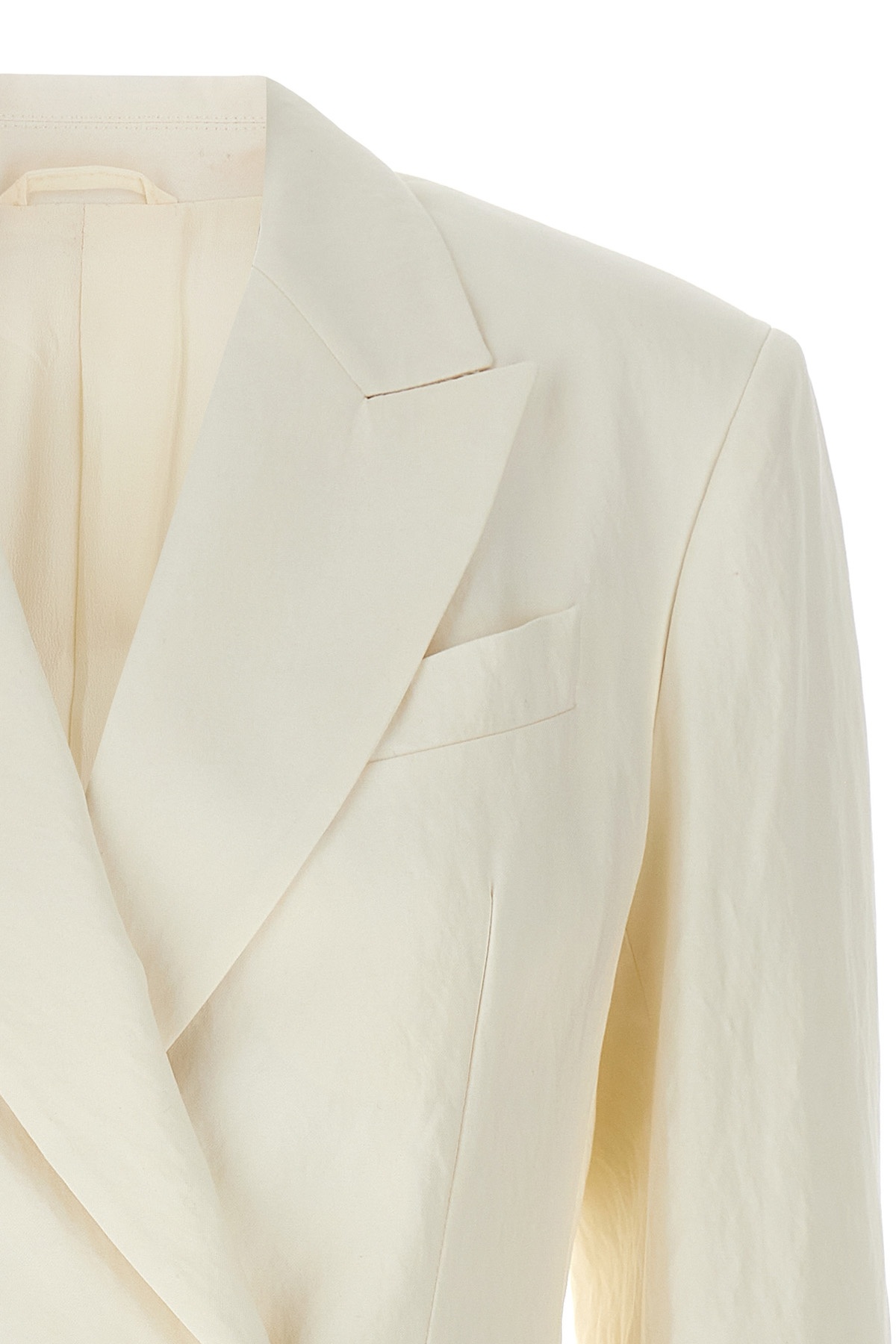 Brunello Cucinelli Tailored Blazer With Double-breasted Design In White
