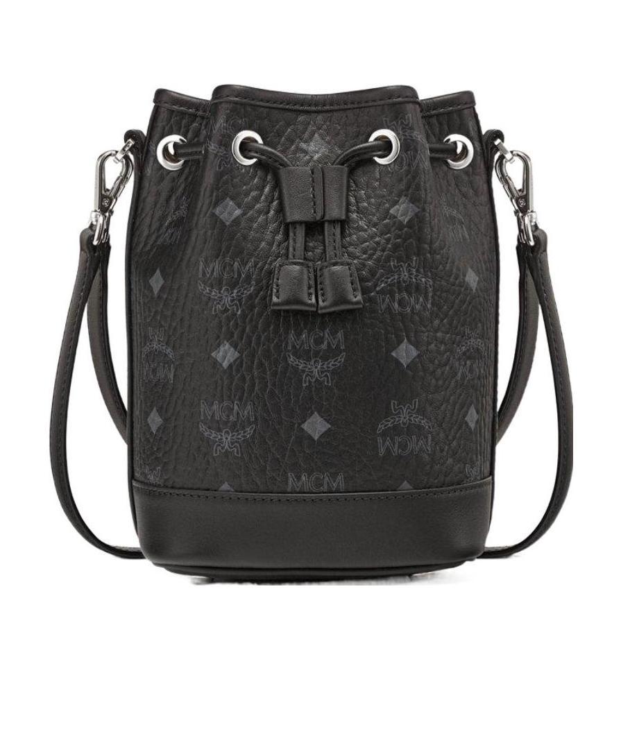 Mcm Dessau Mini Bucket Bag In Black