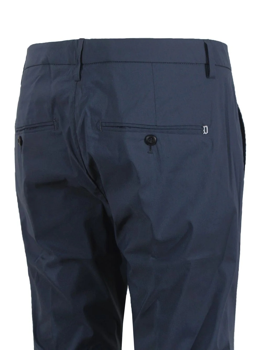 Dondup Gaubert Stretch Cotton Trousers In Blue