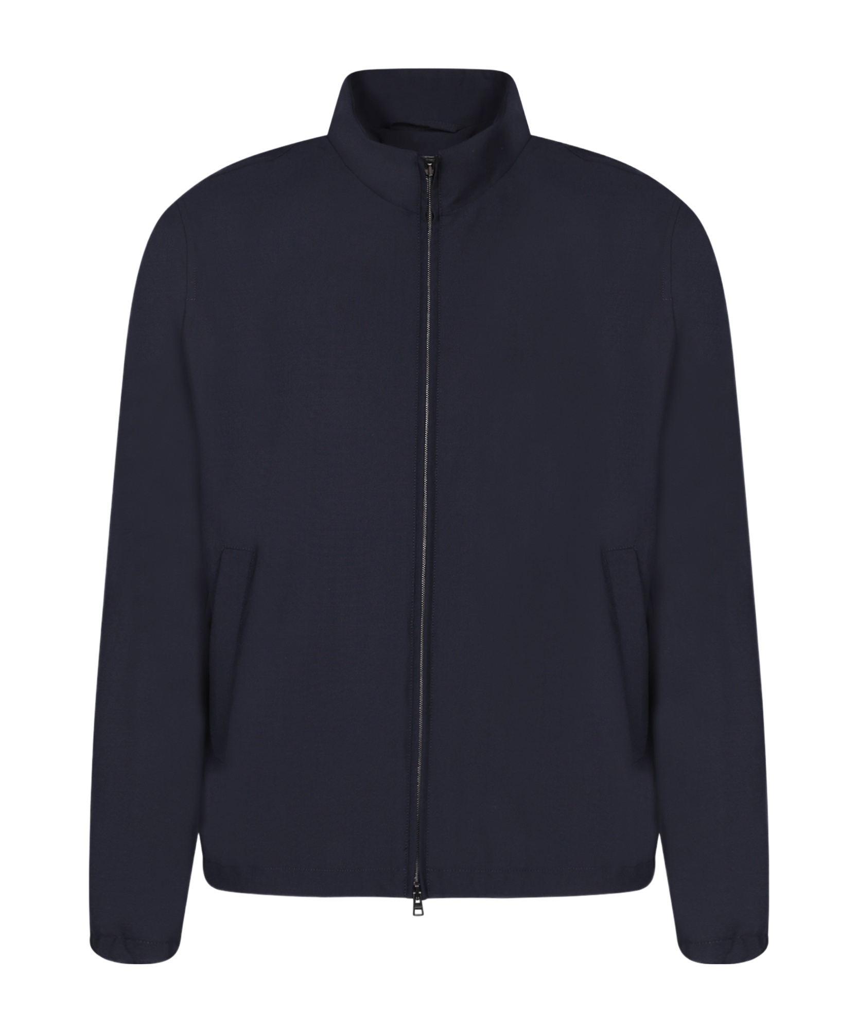 Herno Blue Nylon Jacket In Blue