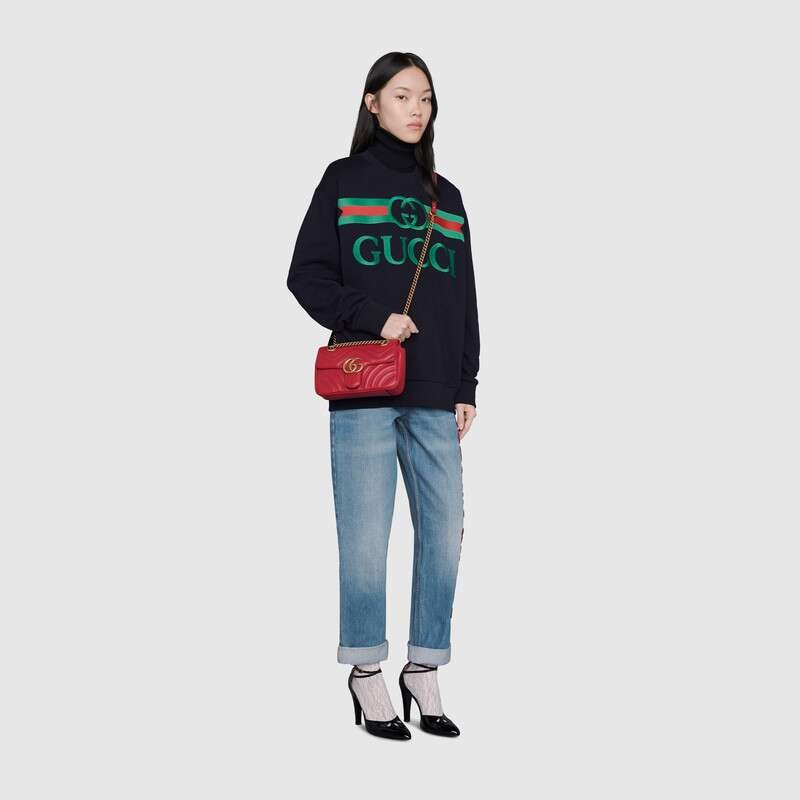 GUCCI GG MARMONT MATELASSÉ MINI BAG