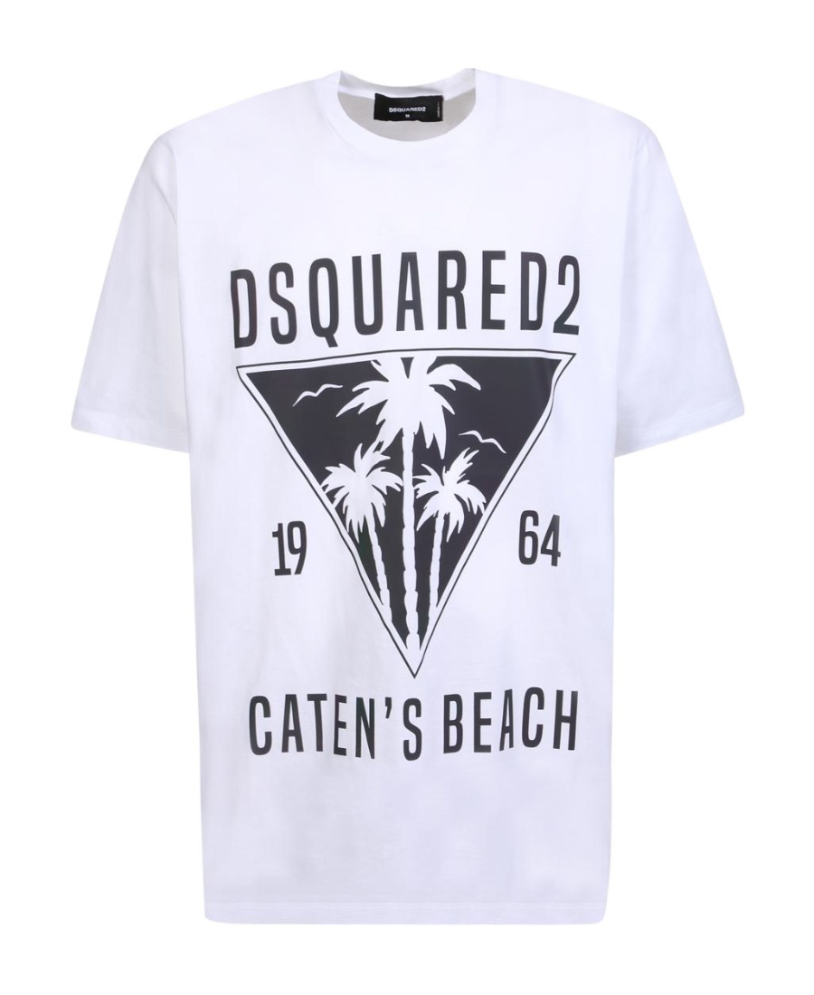 Dsquared2 Logo-print Short-sleeved T-shirt In White