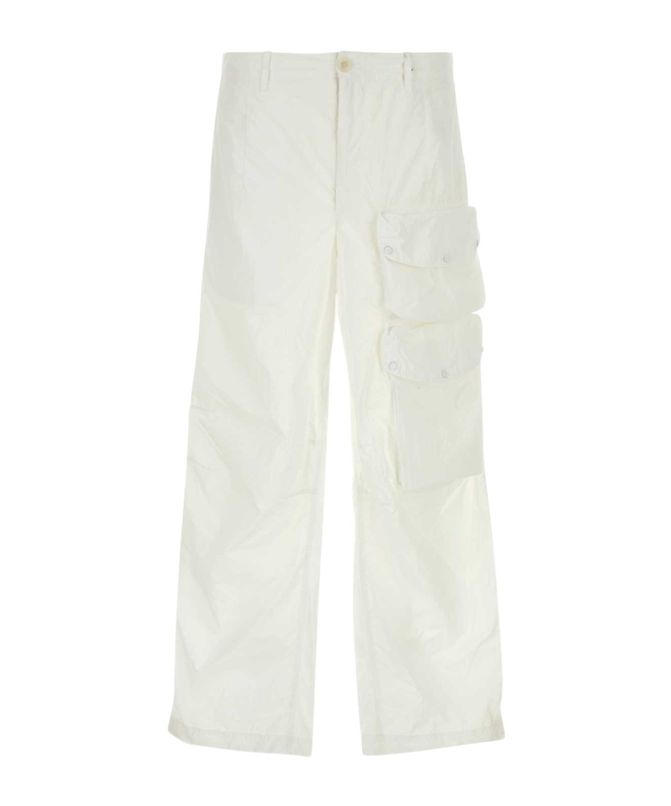 Ten C Straight-leg Cargo Pants In White