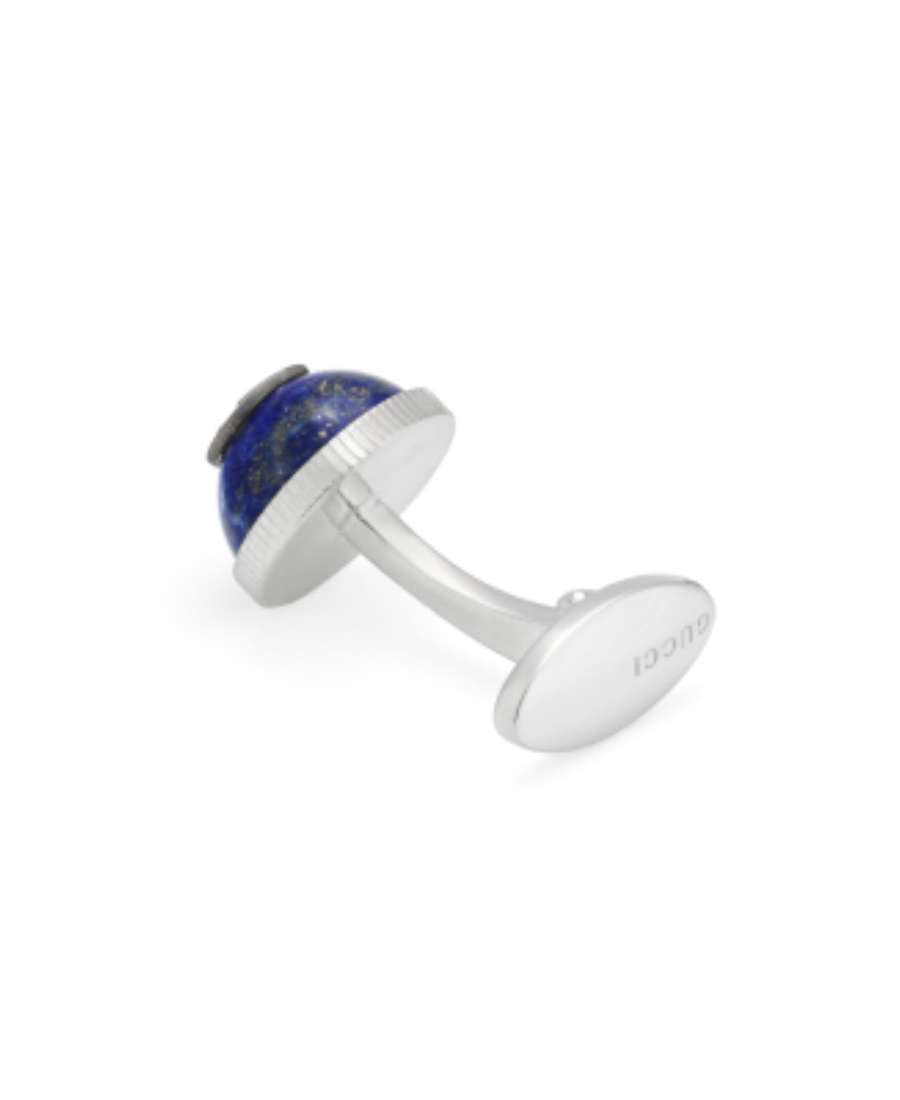 Gucci Interlocking Cufflinks In Blue