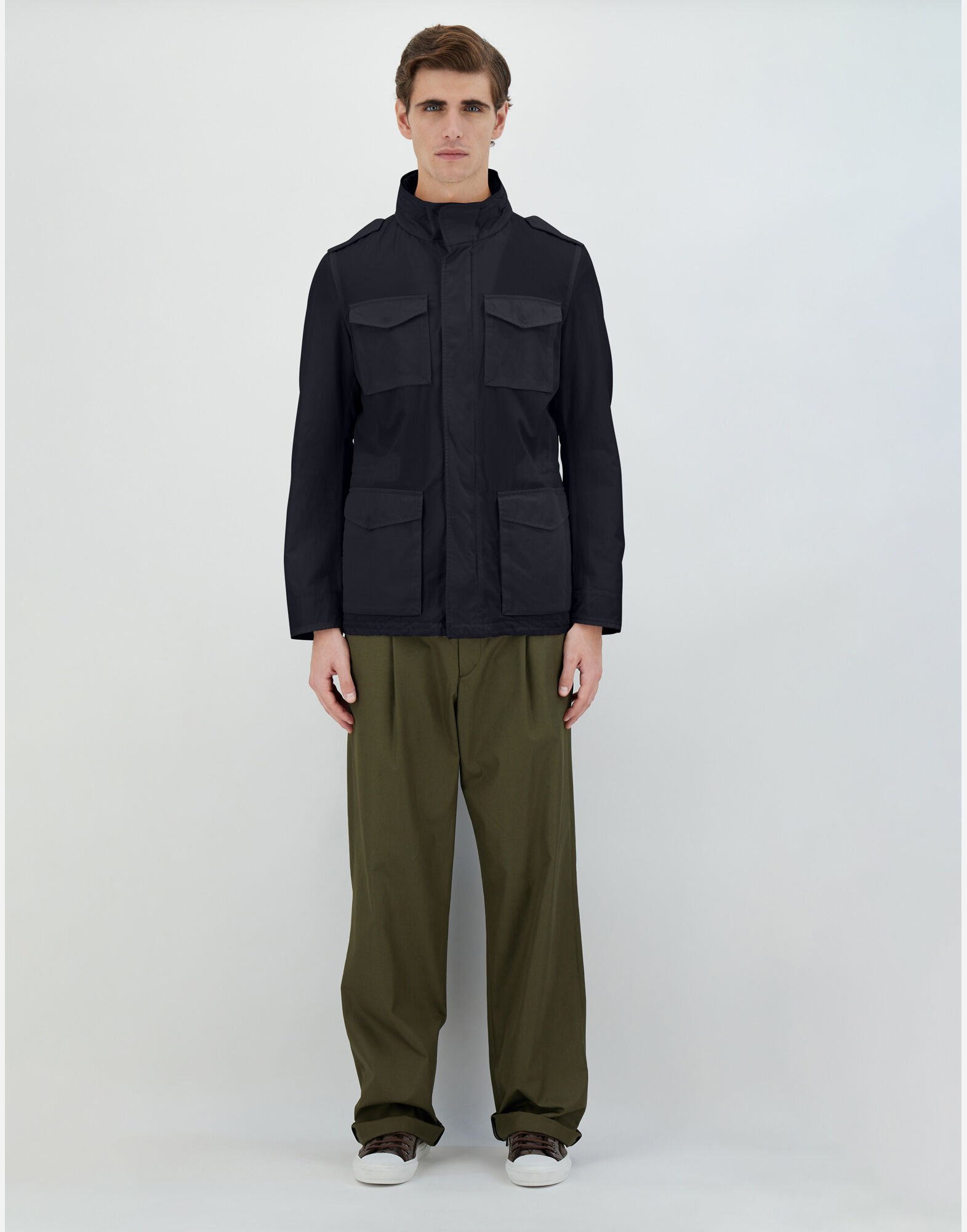 Herno Tigri Field Jacket In Black