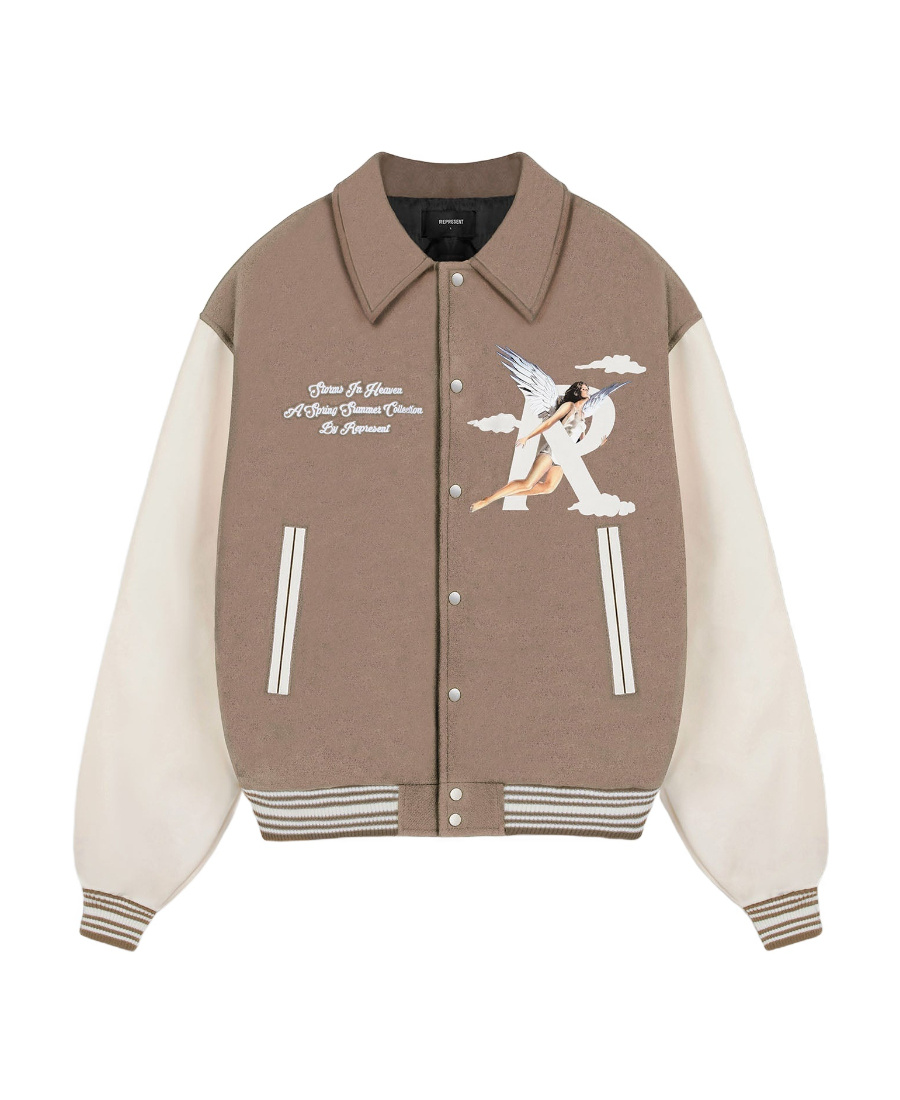 REPRESENT STORMS IN HEAVEN-PRINT BOMBER JACKET