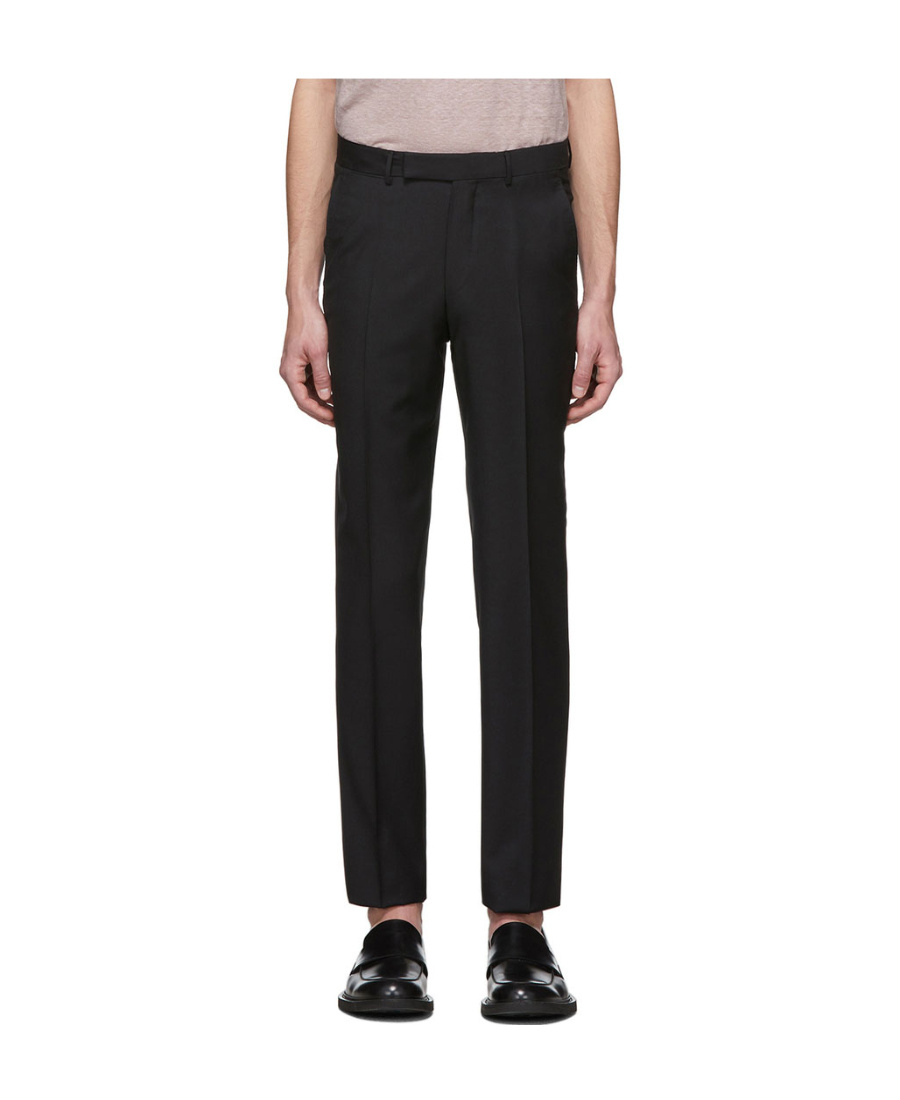Zegna Straight Casual Pants In Black