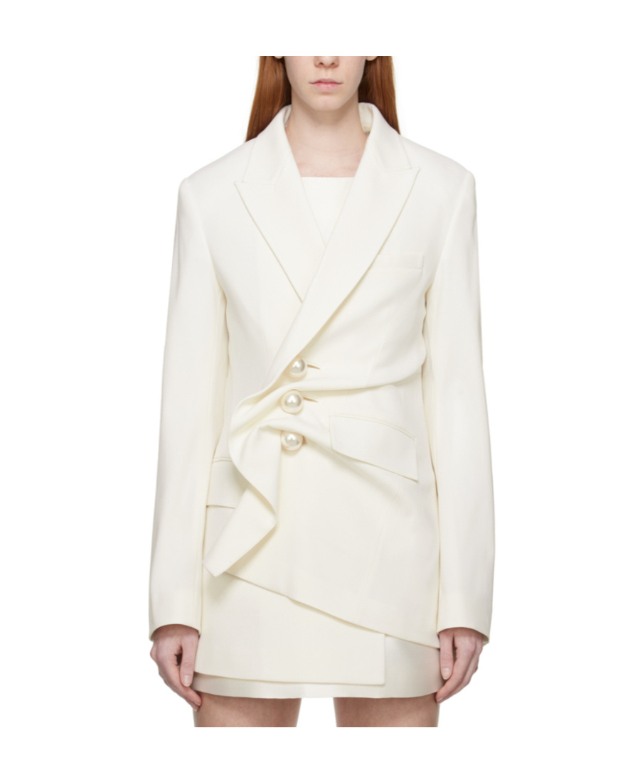 Kimhēkim Venus Suit Jacket In White