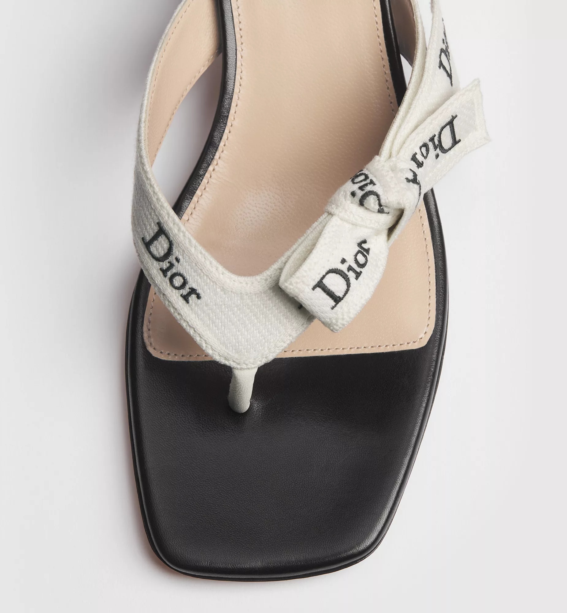 Dior Leather Mules In Multi
