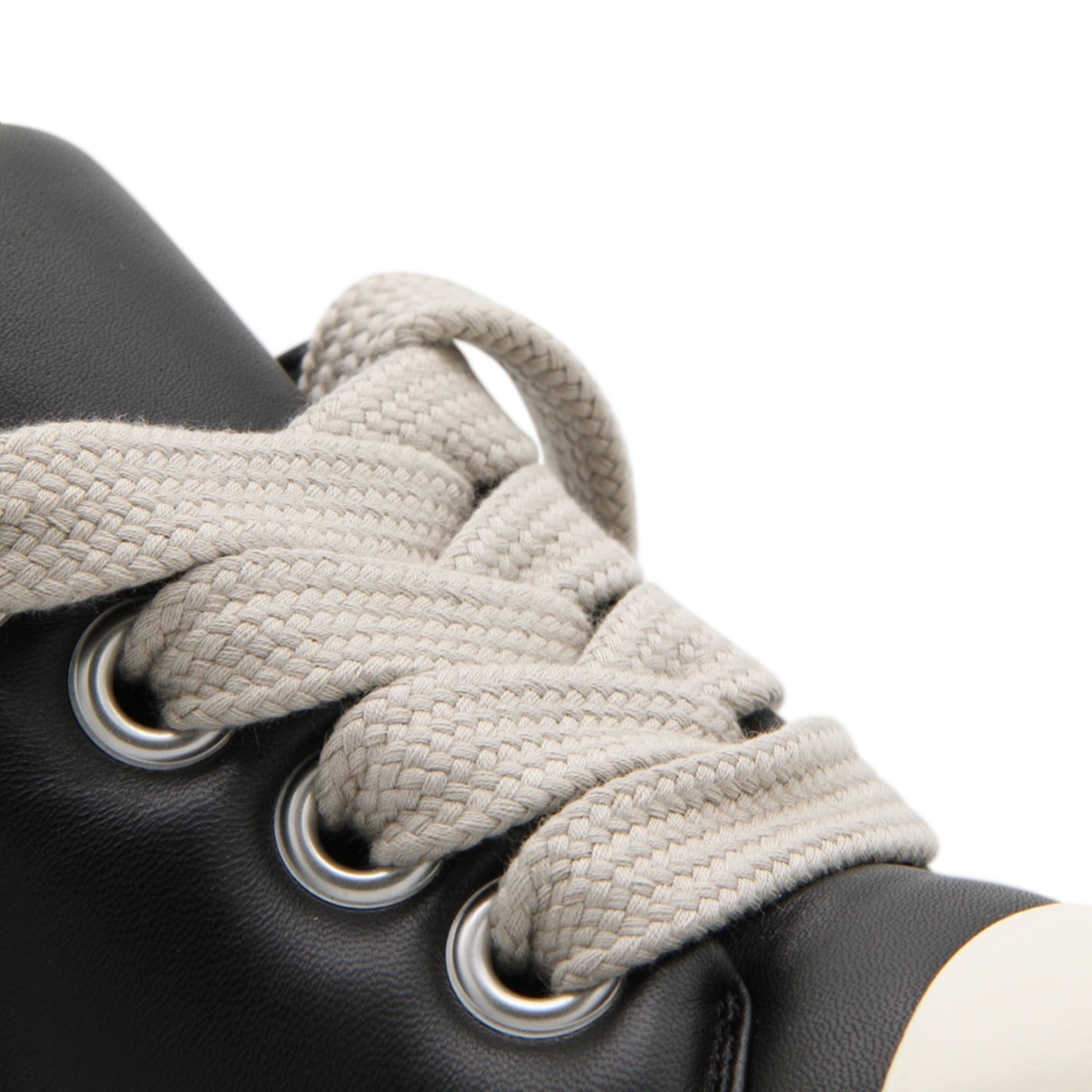 Rick Owens Round Head Low-cut Casual Shoes In Black