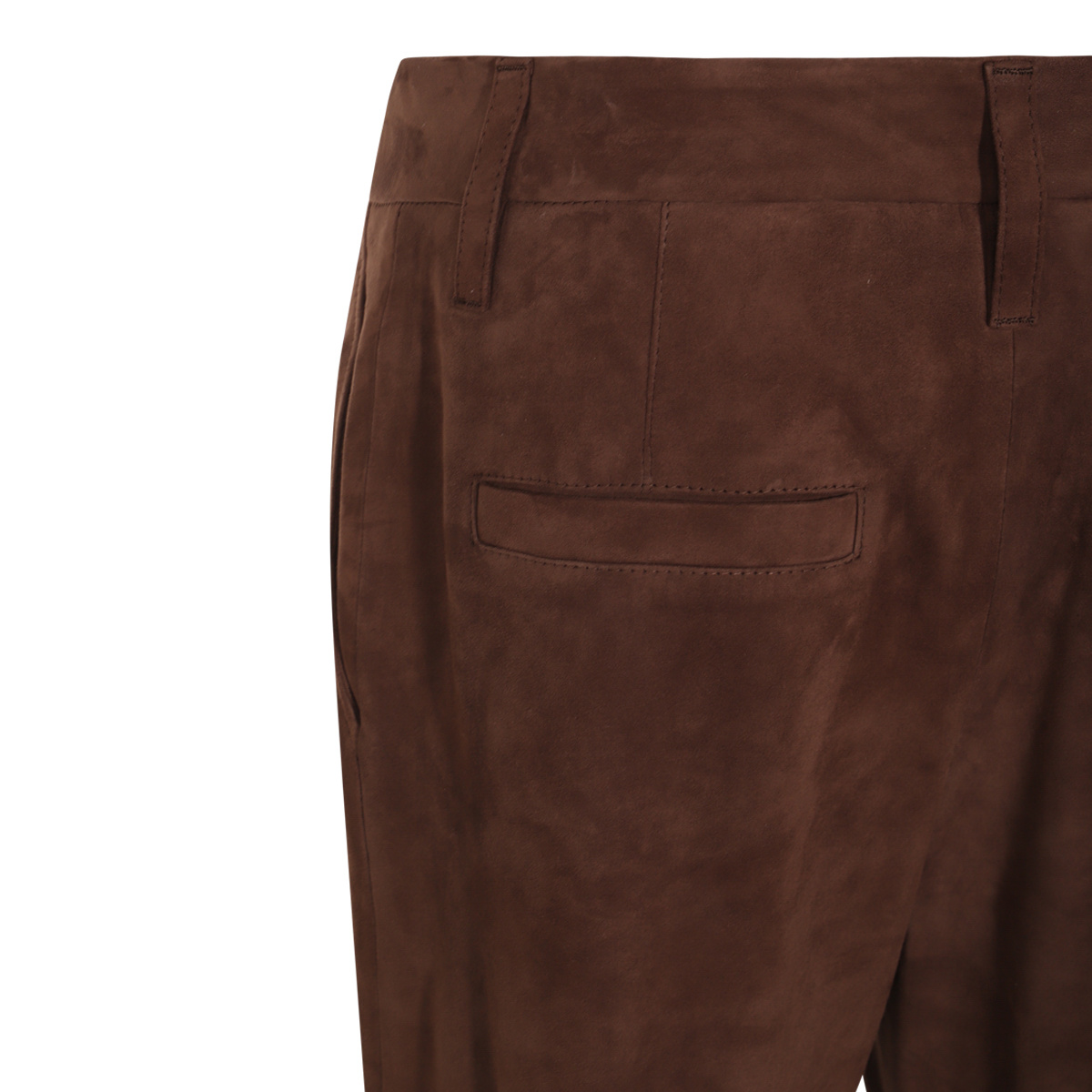 Brunello Cucinelli Trousers Front Pleats Belt Loops