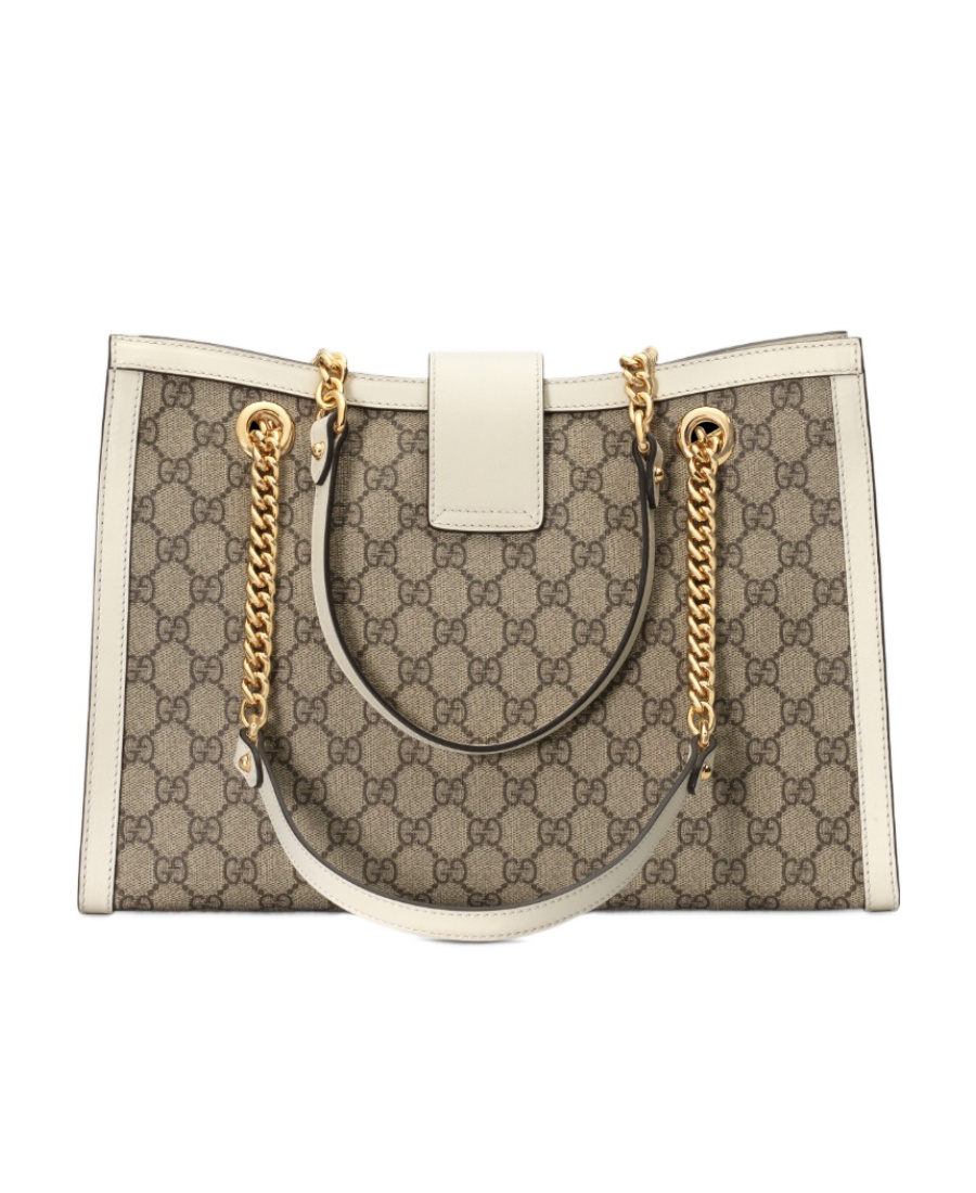 Gucci Padlock Medium Gg Shoulder Bag In Gray