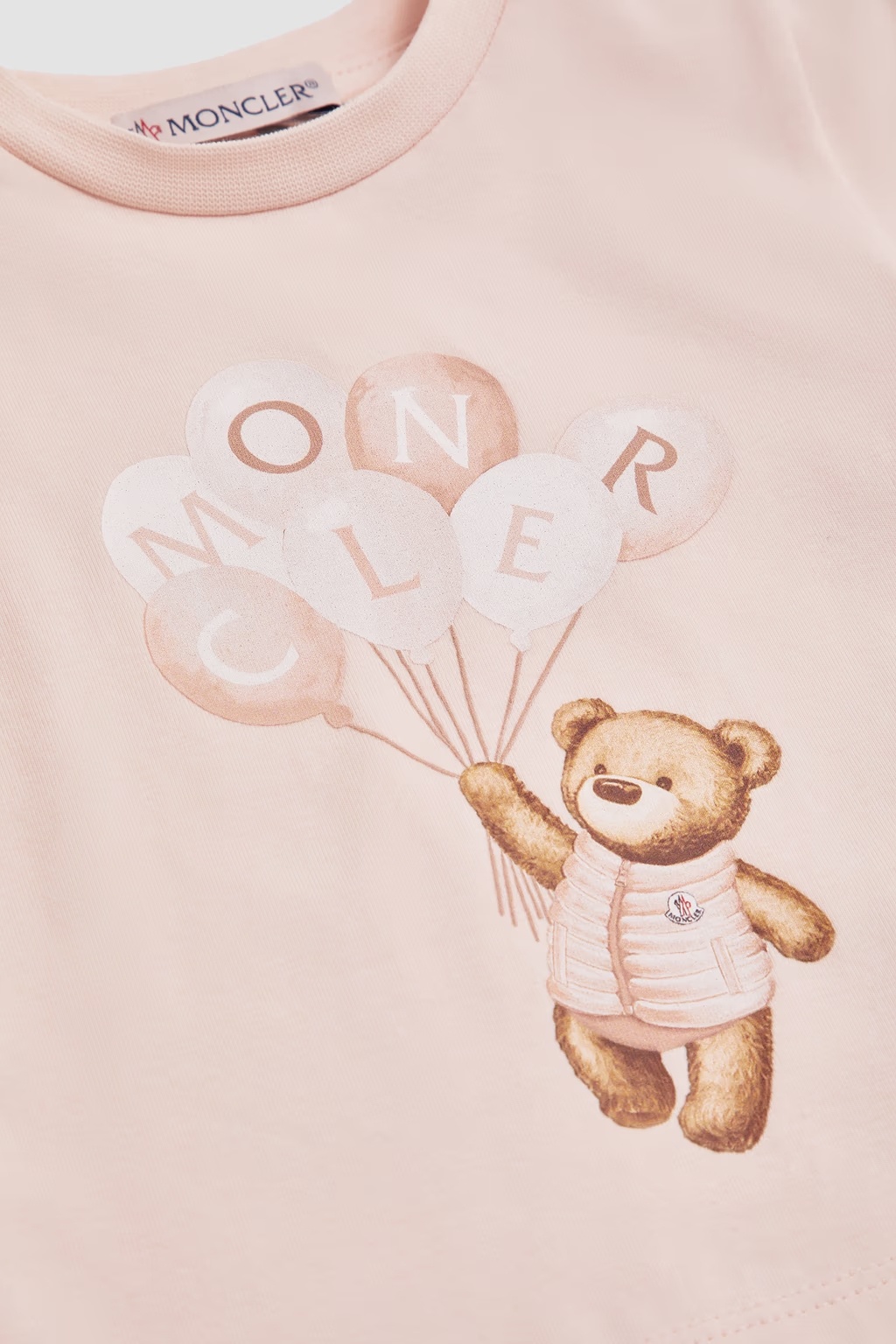 Moncler Short-sleeved T-shirt In Pink